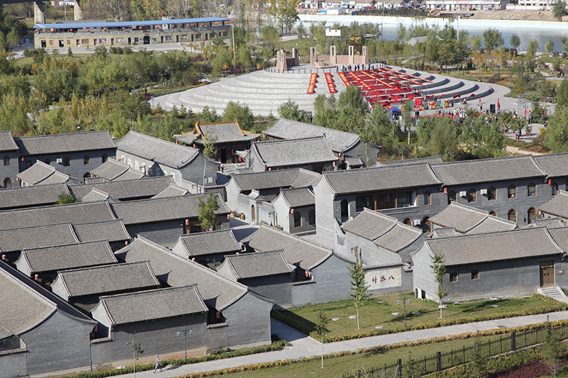 八路军文化园主题景观:八路村 - 八路军文化园 - 武乡